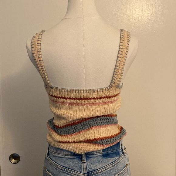 Rails Sienna Rainbow Multi Knit Top Size XS - Picture 4 of 8